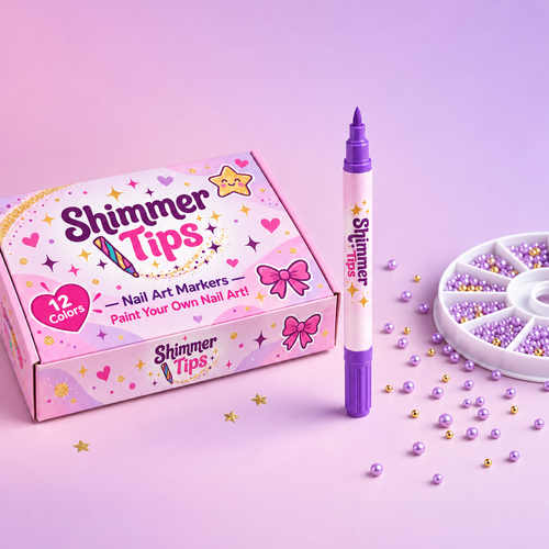 Shimmer Tips box and marker