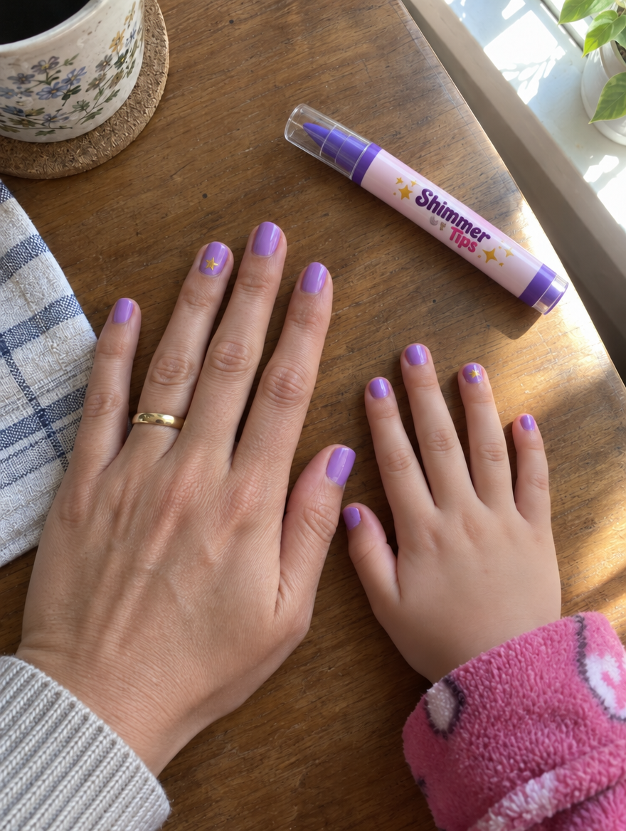 Matching painted nails